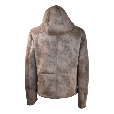 MAN FUR JACKET BULLY 5154 MORO