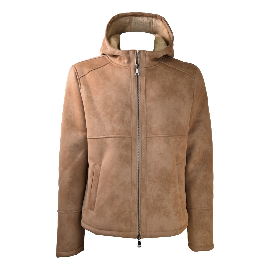MAN FUR JACKET BULLY 5154 NOCE