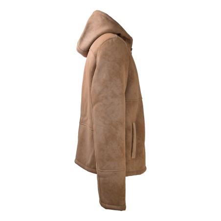 MAN FUR JACKET BULLY 5154 NOCE