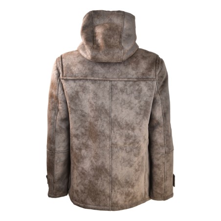 MAN FUR JACKET BULLY 5158 MORO