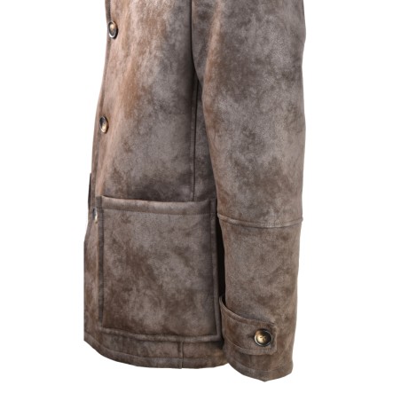 MAN FUR JACKET BULLY 5158 MORO
