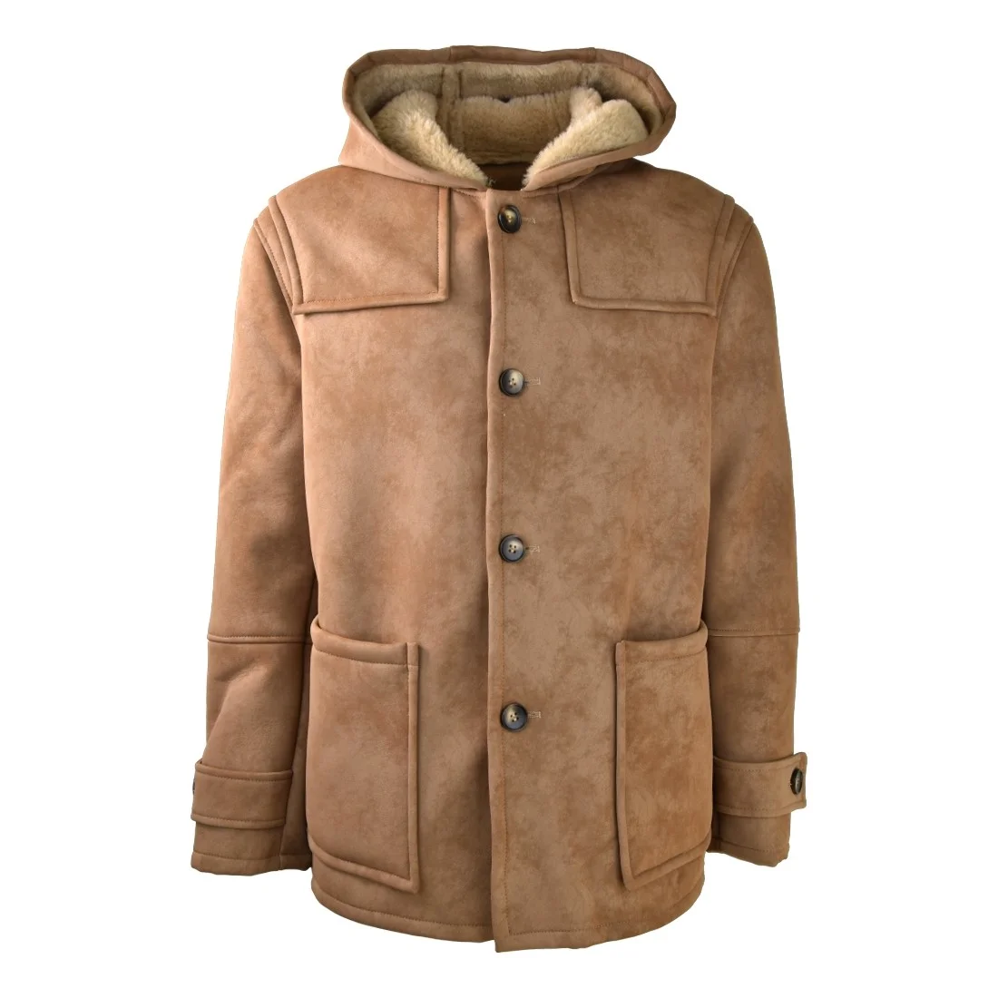 MAN FUR JACKET BULLY 5158 NOCE