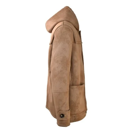 MAN FUR JACKET BULLY 5158 NOCE