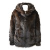 WOMAN FUR JACKET BULLY 7228 MORO