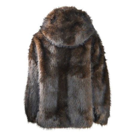 WOMAN FUR JACKET BULLY 7228 MORO