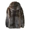WOMAN FUR JACKET BULLY 7228 MORO