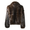 WOMAN FUR JACKET BULLY 7229 MORO
