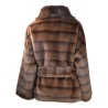 WOMAN FUR JACKET BULLY 7238 CACMIX
