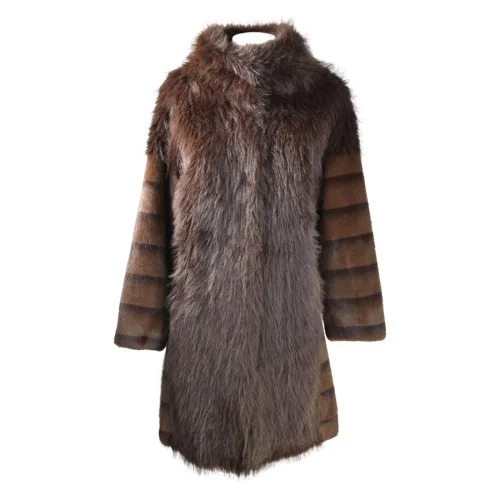 WOMAN FUR COAT BULLY 7239 CACMIX