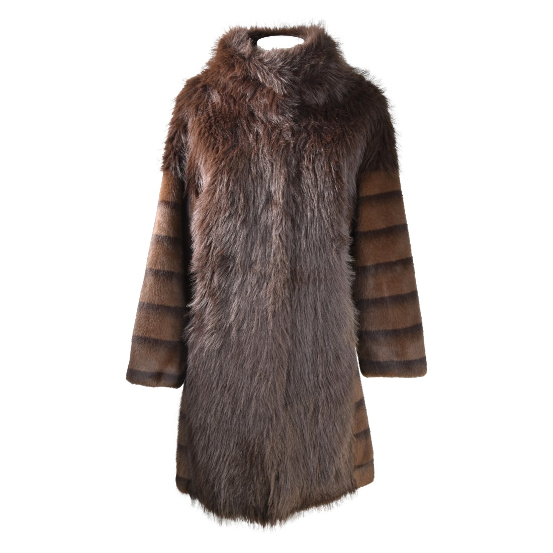 WOMAN FUR COAT BULLY 7239 CACMIX
