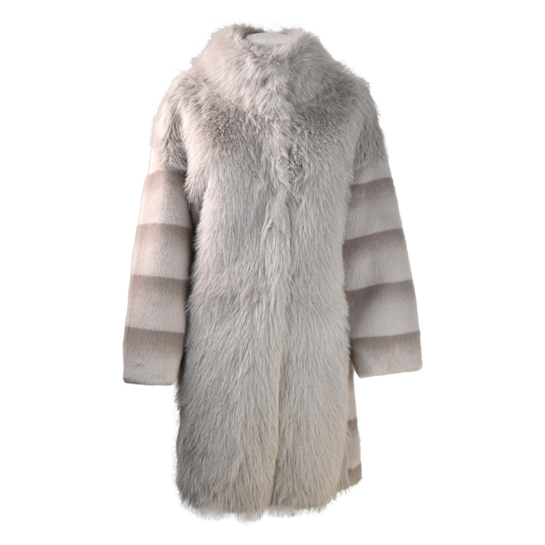 WOMAN FUR COAT BULLY 7239 GRMIX