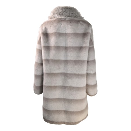 WOMAN FUR COAT BULLY 7239 GRMIX