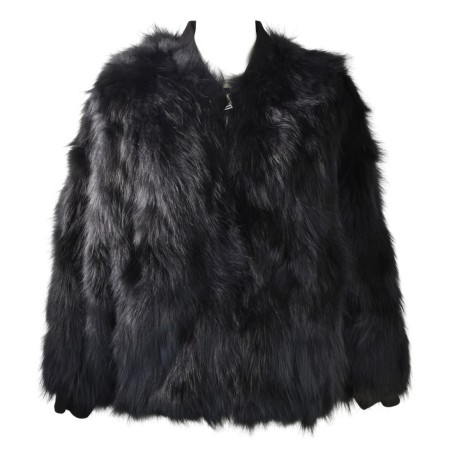WOMAN FUR JACKET BULLY 7249 NERO