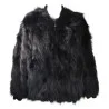 WOMAN FUR JACKET BULLY 7249 NERO