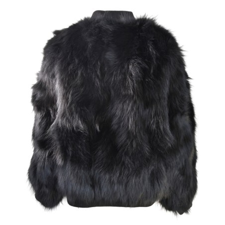 WOMAN FUR JACKET BULLY 7249 NERO