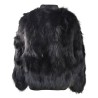 WOMAN FUR JACKET BULLY 7249 NERO