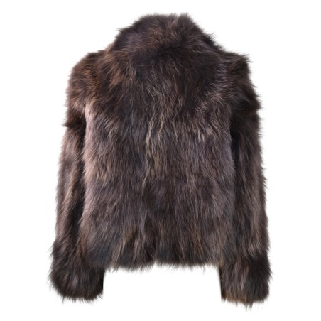 WOMAN FUR JACKET BULLY 7250 CACAO