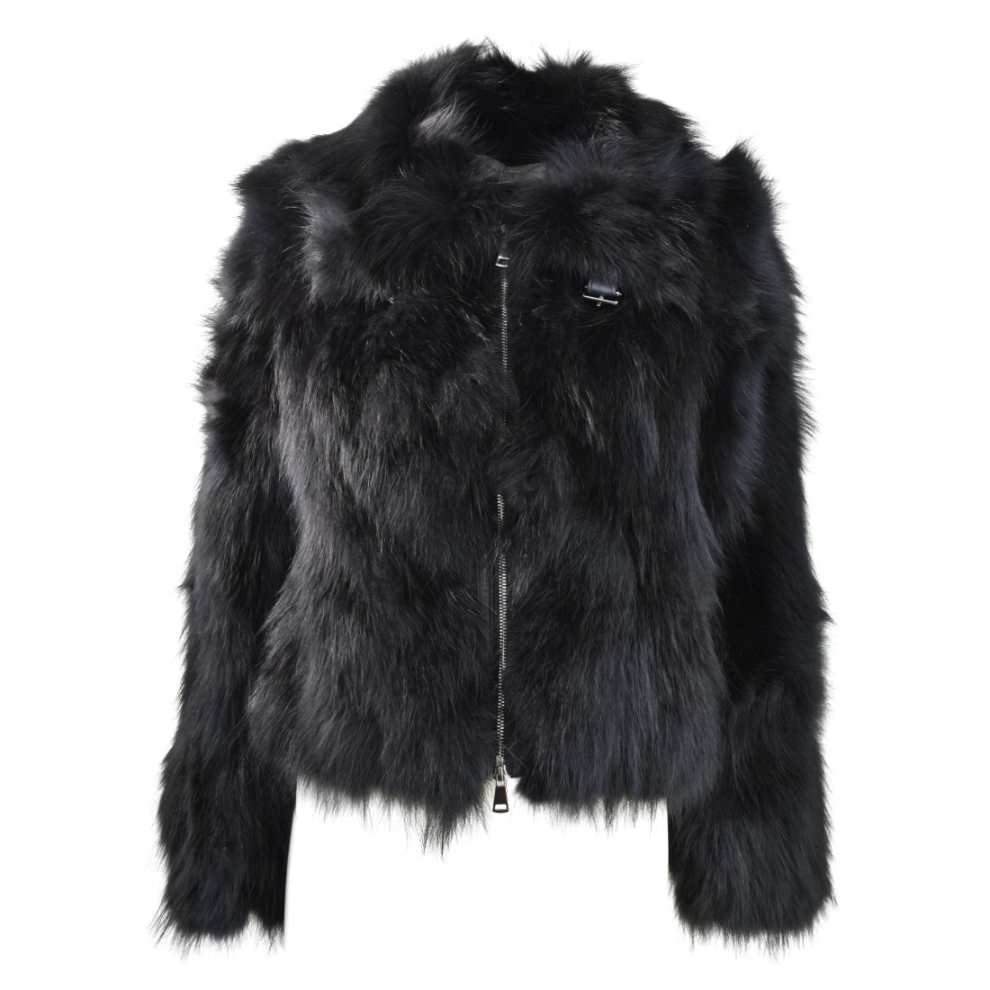 WOMAN FUR JACKET BULLY 7250 NERO