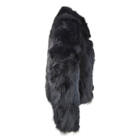 WOMAN FUR JACKET BULLY 7250 NERO