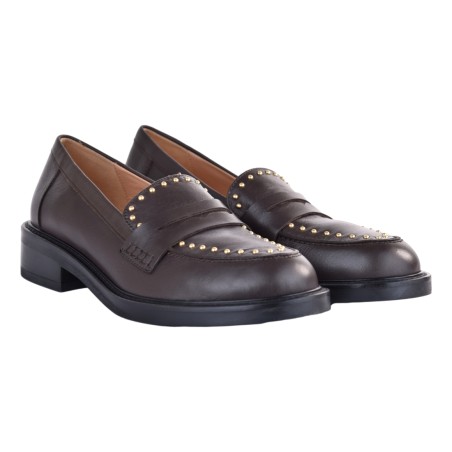 MOCASSINO C/BORCHIE LA PARIGINA D6100BO-G T.MORO