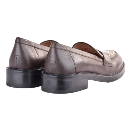 MOCASSINO C/BORCHIE LA PARIGINA D6100BO-G T.MORO