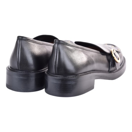 MOCASSINO FRANGIA C/BORCHIE LA PARIGINA D6105BO-G NERO