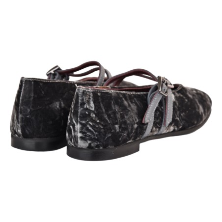 BALLERINA DOPPIO CINTURINO J.O.LUXURY STYLE 991-TESS GRIGIO