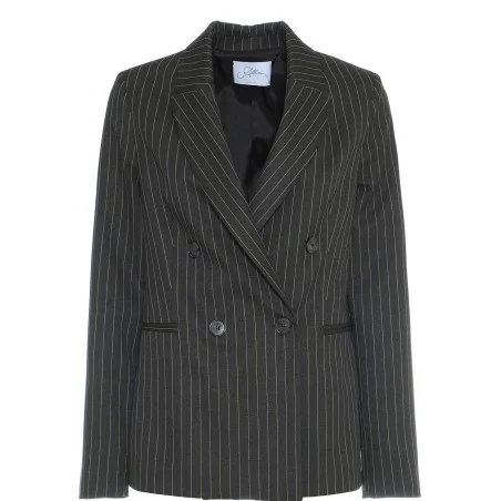 GIACCA SLIM GESSATO SO ALLURE D33011C LAVAGNA