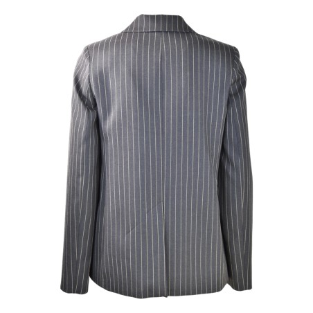 GIACCA SLIM GESSATO SO ALLURE D33011C LAVAGNA