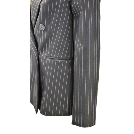 GIACCA SLIM GESSATO SO ALLURE D33011C LAVAGNA