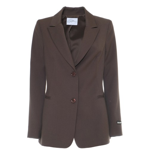 GIACCA SLIM BOYS SO ALLURE D33018C FONDENTE