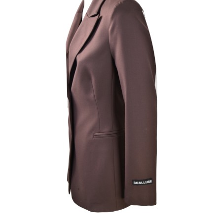 GIACCA SLIM BOYS SO ALLURE D33018C FONDENTE