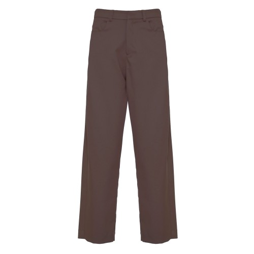 PANTALONE CARROT BOYS SO ALLURE D66018C FONDENTE