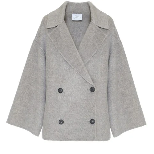 CAPPOTTO CORTO DOPPIOPETTO SO ALLURE K33051C PEARL