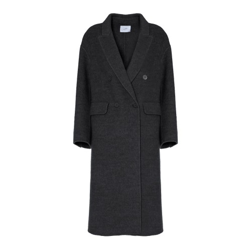 CAPPOTTO MIDI SPINATO SO ALLURE K33060C LAVAGNA