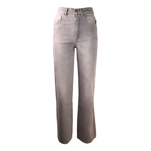 PANTALONE REGULAR DENIM SO ALLURE O66028C POUDRE