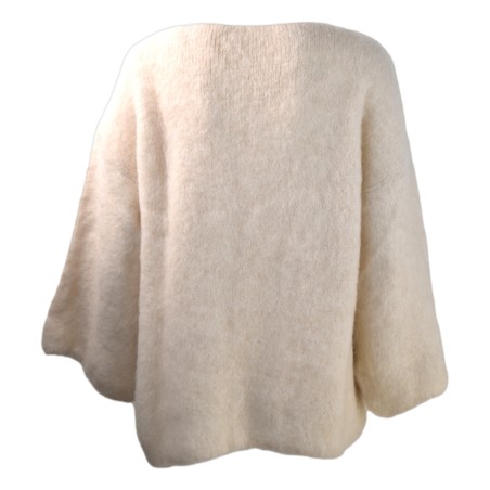 MAGLIA SCOLLO V SO ALLURE Q44058C BUTTER