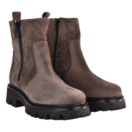 STIVALETTO CAMOSCIO C/ZIP LA PARIGINA S3515-G LAVA