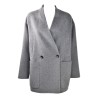 CABAN CON SCIARPA SO ALLURE W33050C ANTRACITE