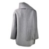 CABAN CON SCIARPA SO ALLURE W33050C ANTRACITE