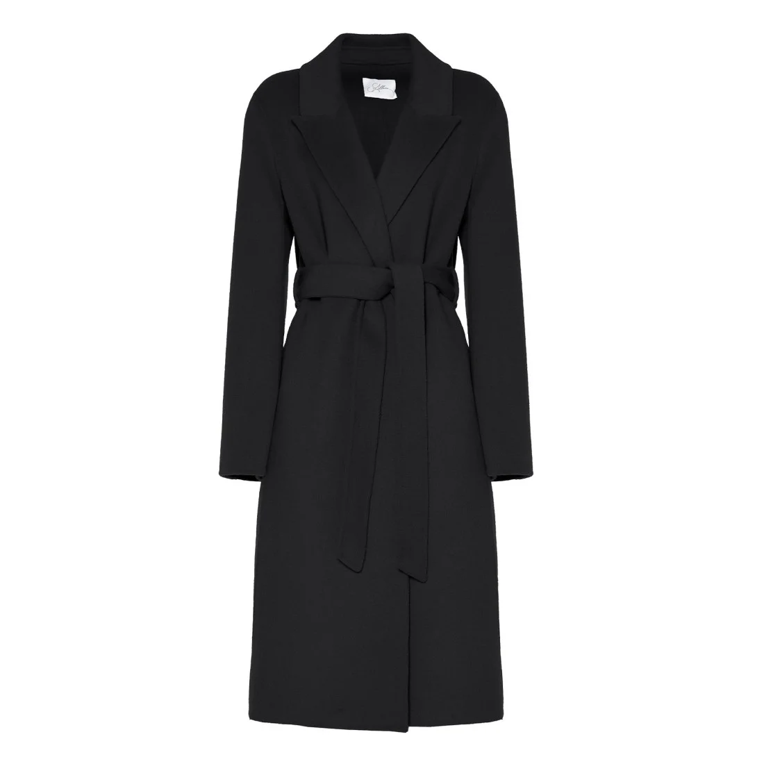CAPPOTTO MIDI SLIM FIT SO ALLURE W33057C BLACK