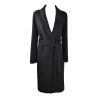 CAPPOTTO MIDI SLIM FIT SO ALLURE W33057C BLACK