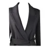 CAPPOTTO MIDI SLIM FIT SO ALLURE W33057C BLACK