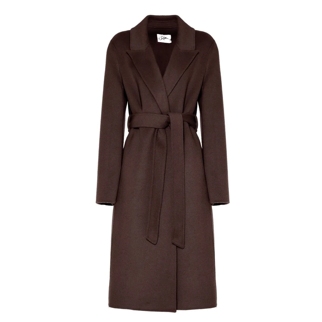CAPPOTTO MIDI SLIM FIT SO ALLURE W33057C FONDENTE