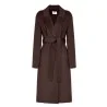 CAPPOTTO MIDI SLIM FIT SO ALLURE W33057C FONDENTE