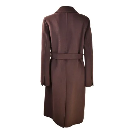 CAPPOTTO MIDI SLIM FIT SO ALLURE W33057C FONDENTE