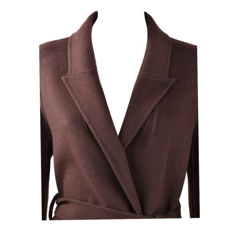CAPPOTTO MIDI SLIM FIT SO ALLURE W33057C FONDENTE