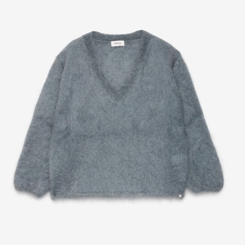 MAGLIA SCOLLO V OTTOD'AME FLE-DK9229 POLVERE