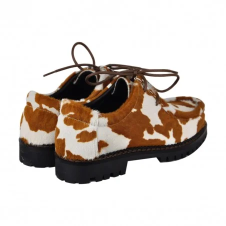 MOCASSINO ALLACCIATO PONY J.O.LUXURY STYLE L710 MUCCA