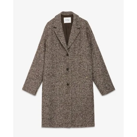 CAPPOTTO MIDI MELANGE OTTOD'AME PCS-DJ0063 UNI